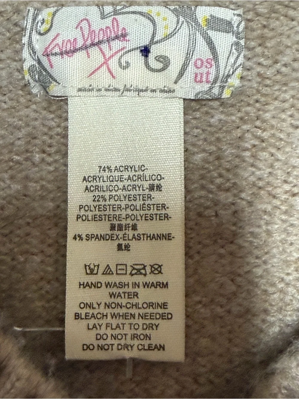 Free People nwot poncho
